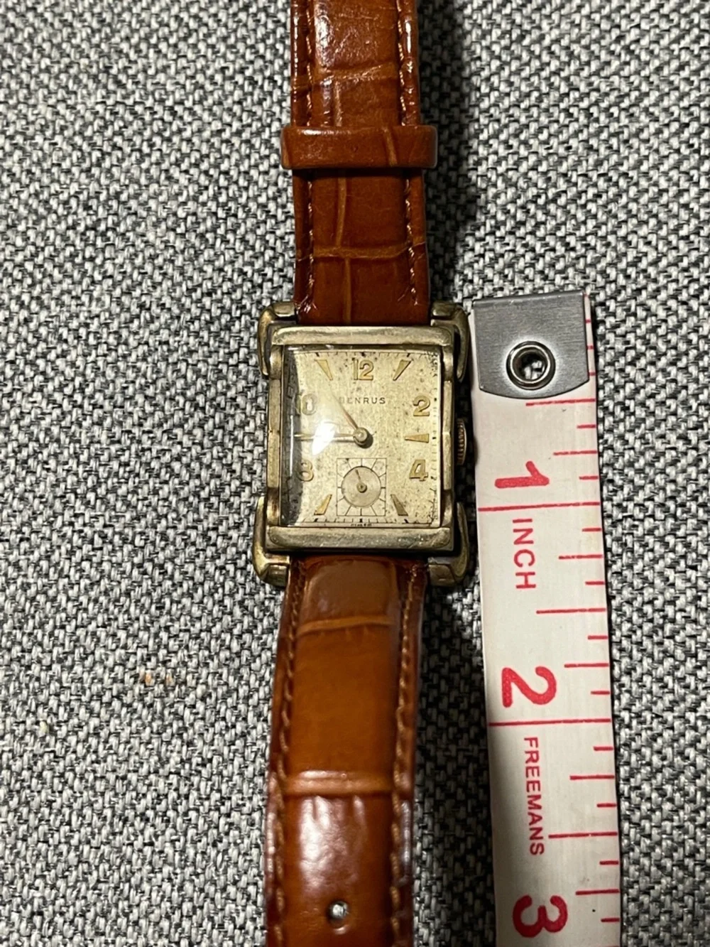 Vintage Benrus Wristwatch , likely from the 1940s or 1950s